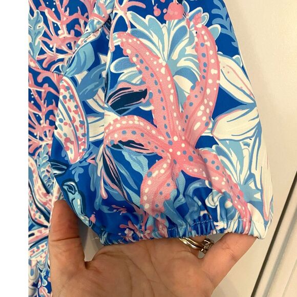 Simply Southern Youth Large Dress | Ocean Print | NWT - Picture 3 of 5